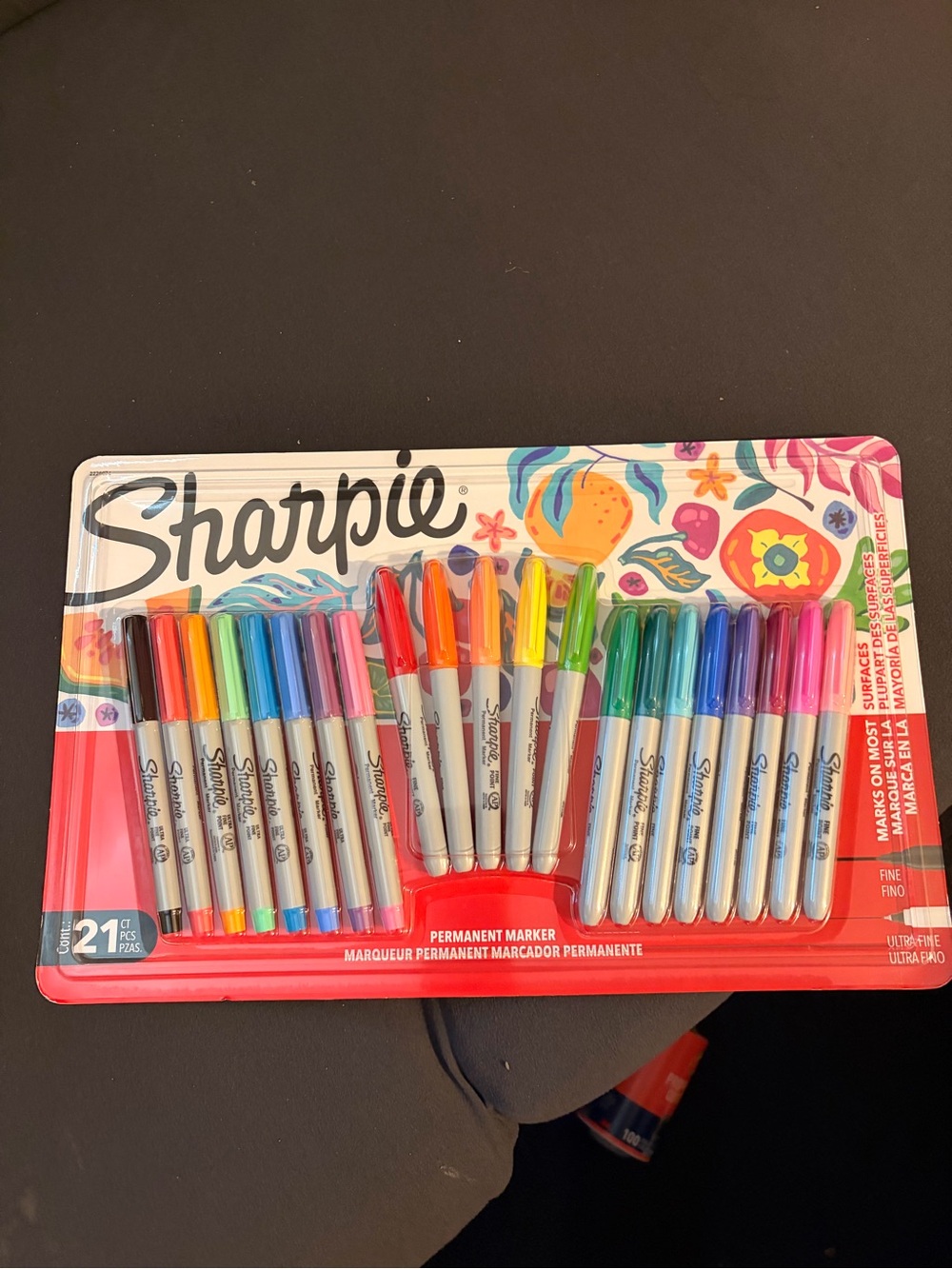 Sharpie 21-Count Permanent Markers - Assorted Bright Colors